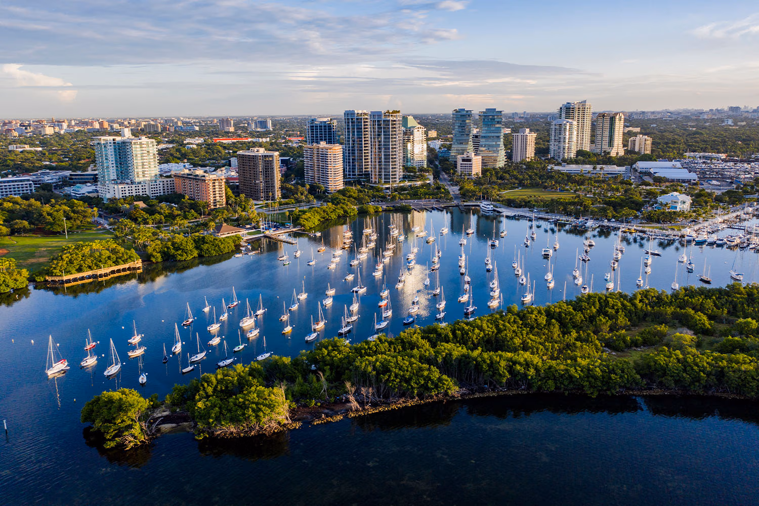 Waterfront views at Regatta Grove