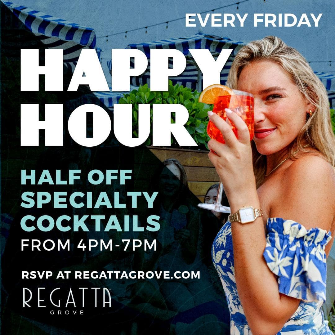 Happy Hour event flyer