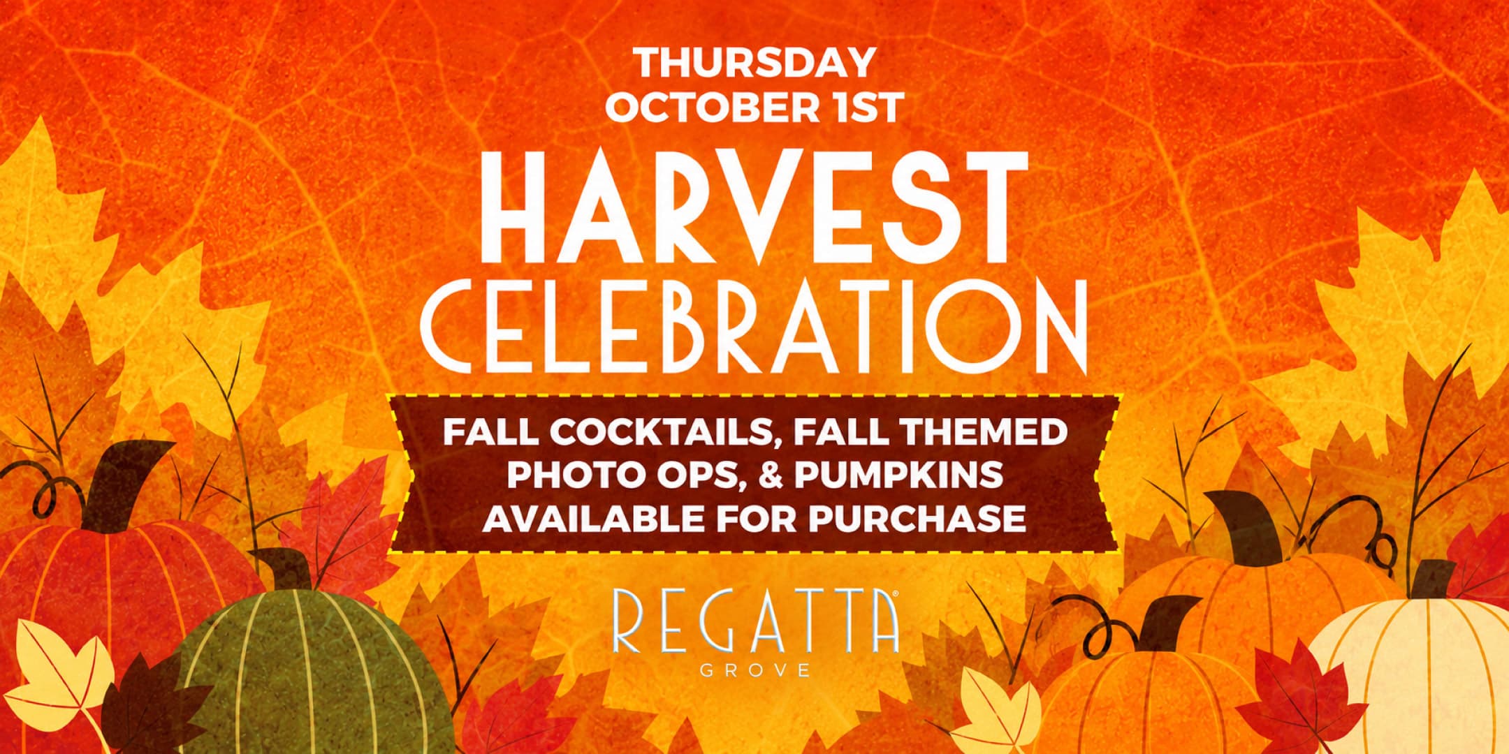 Harvest Celebration event flyer