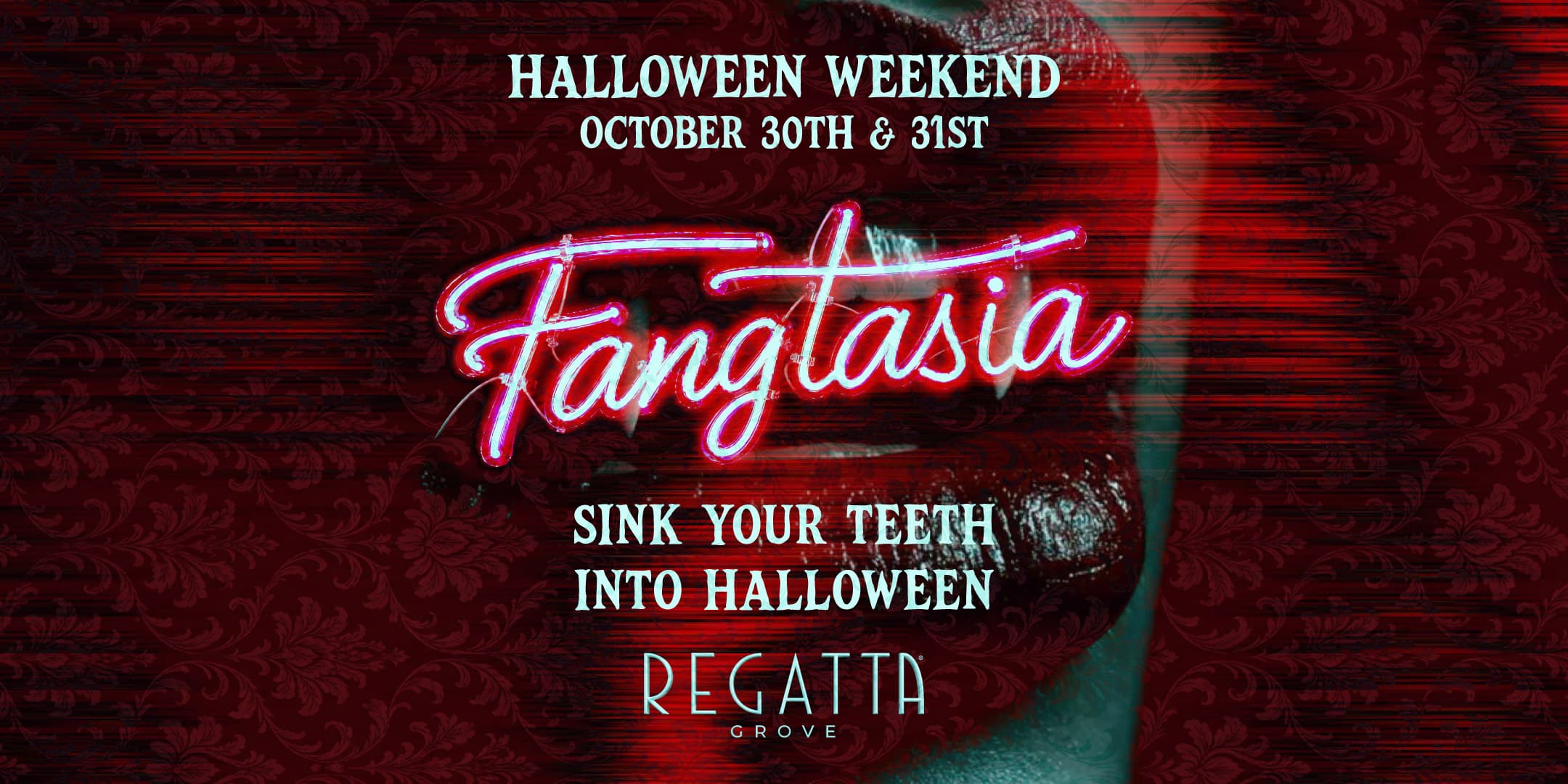 Halloween: Fangtasia event flyer