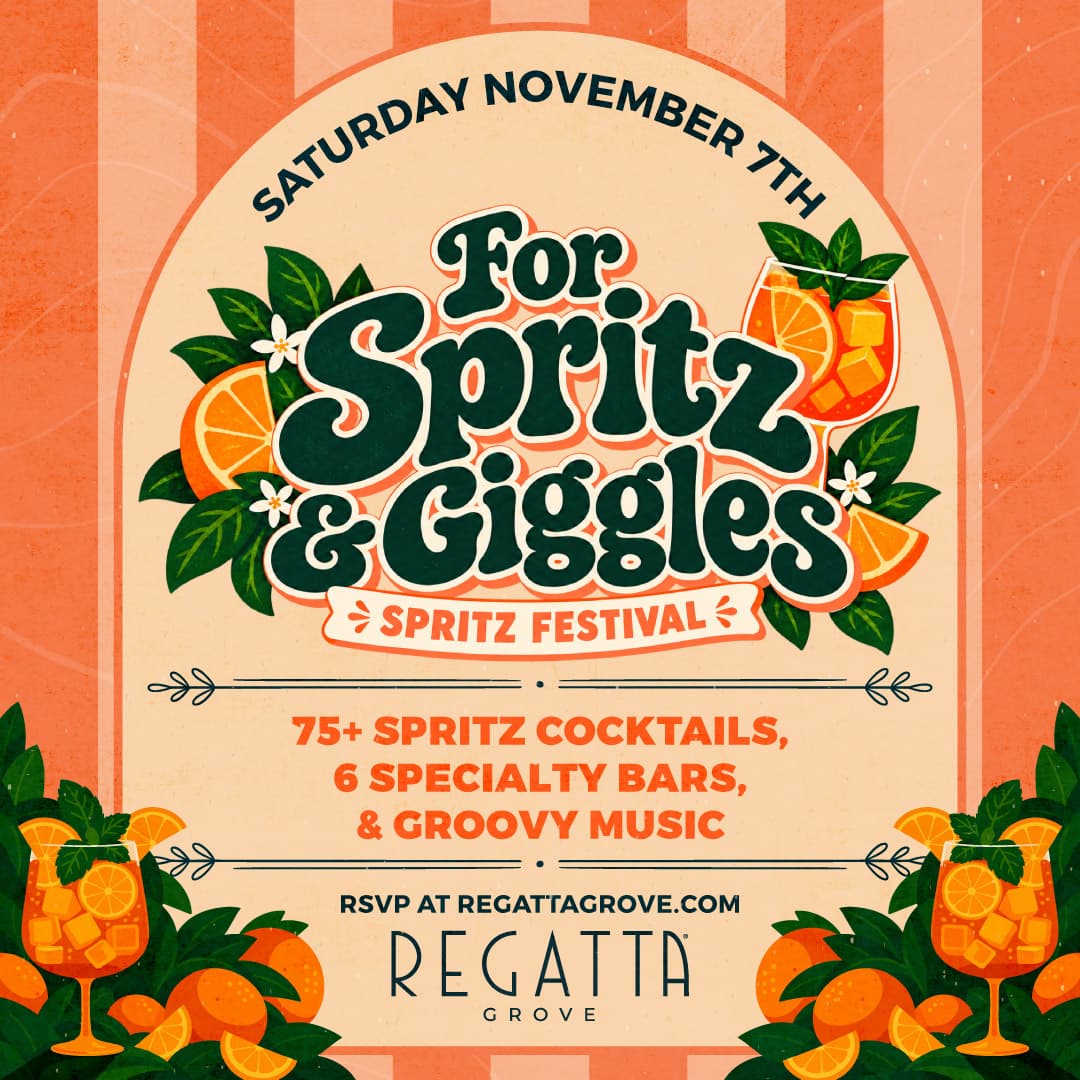 For Spritz & Giggles Spritz Festival event flyer