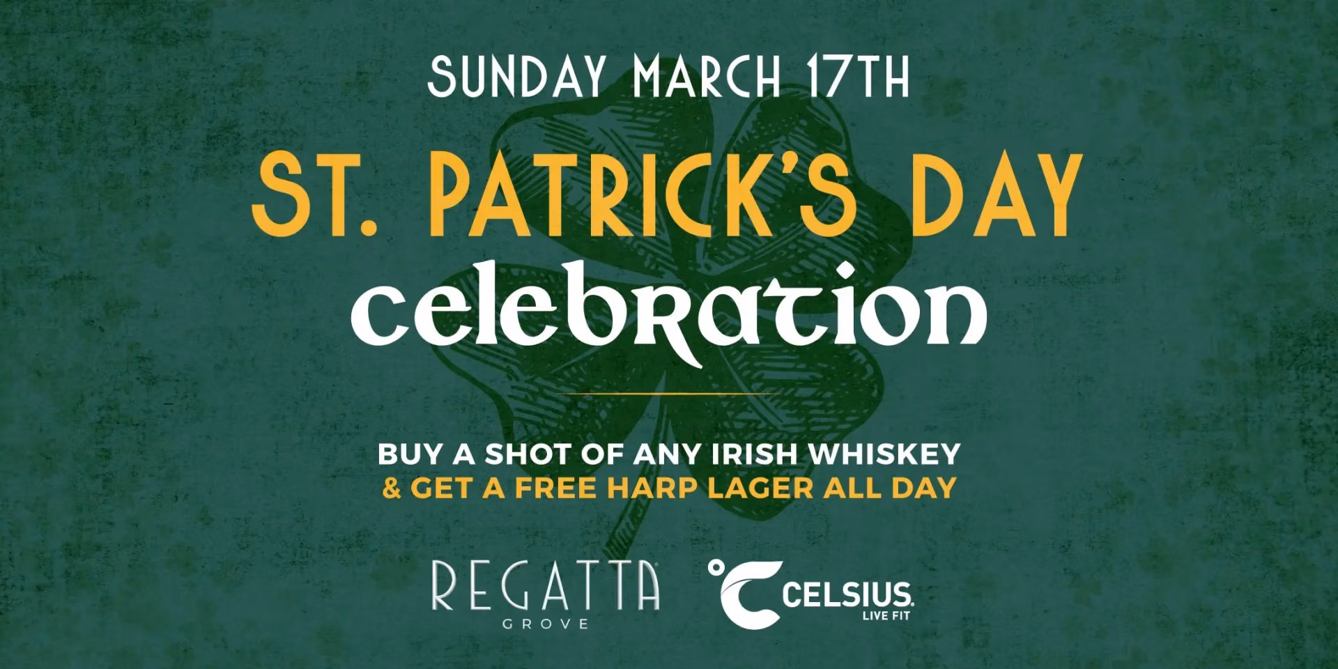 St. Patrick's Day Celebration flyer