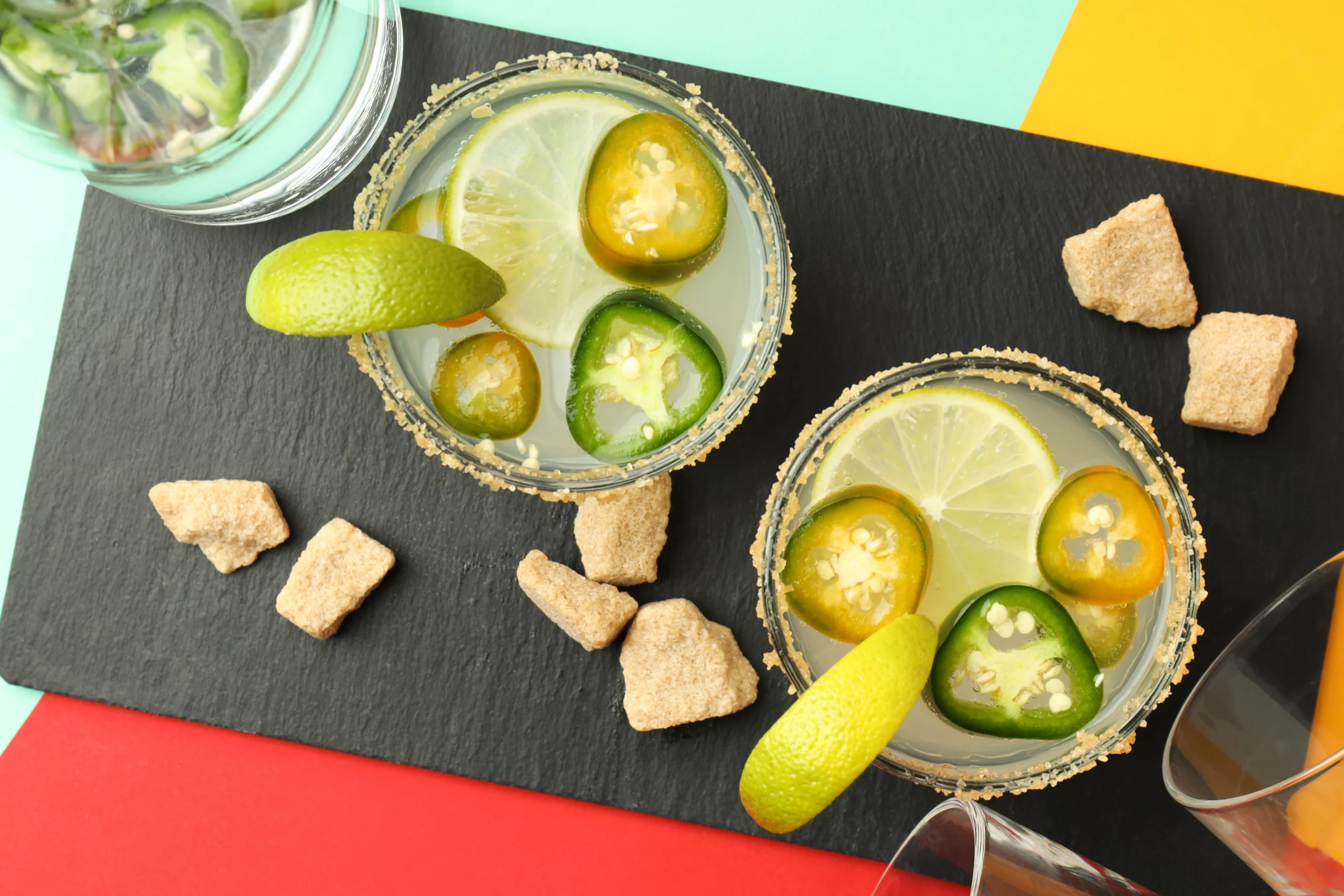 Margarita with jalapenos