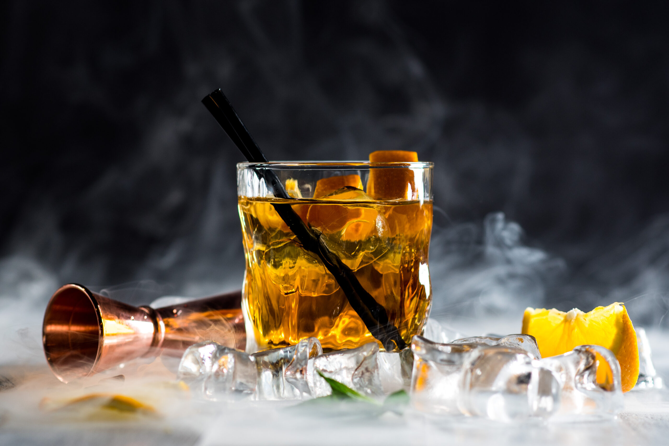Smoked old fashioned