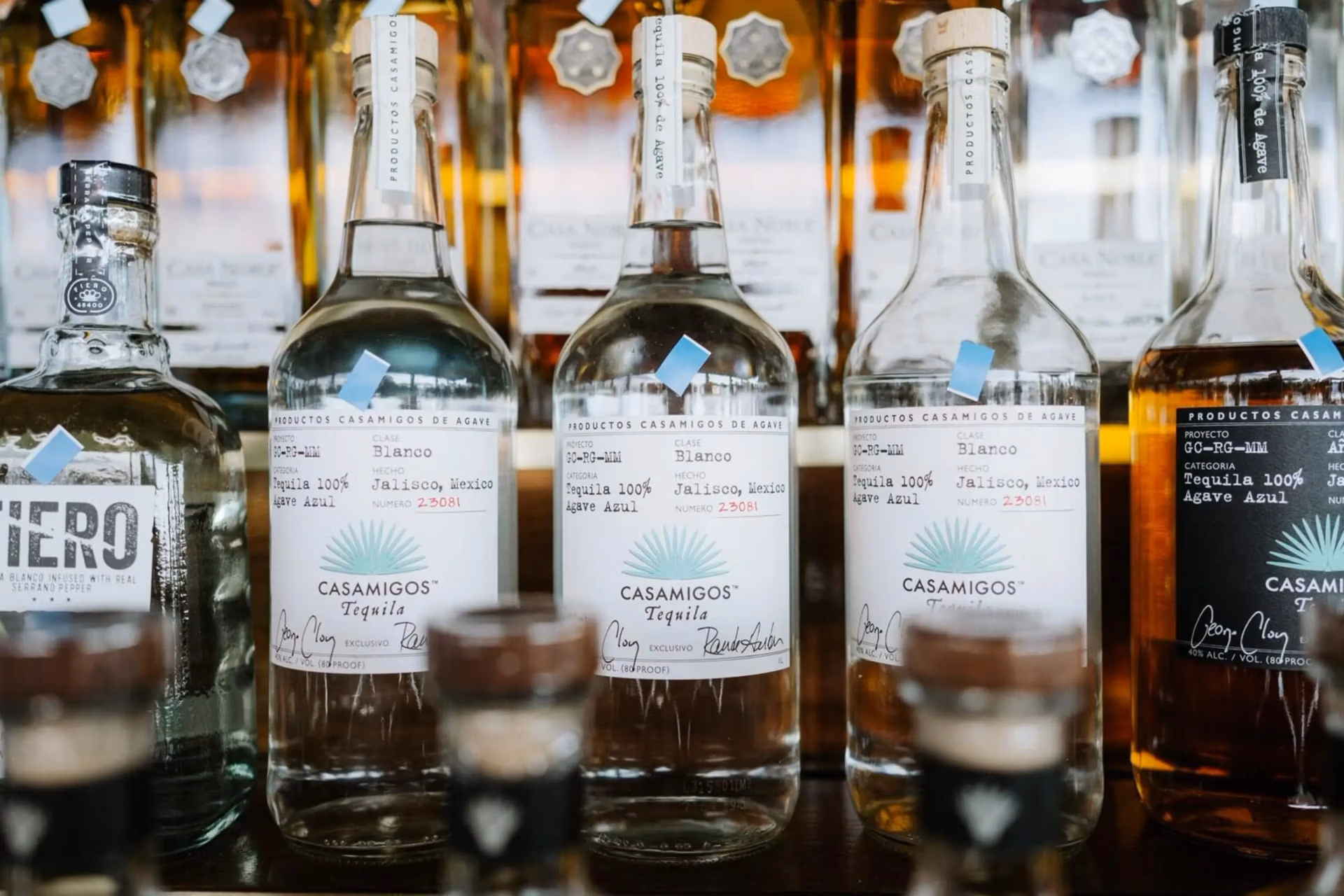 Casamigos Tequila bottles - Regatta Grove Casamigos Tequila bottles