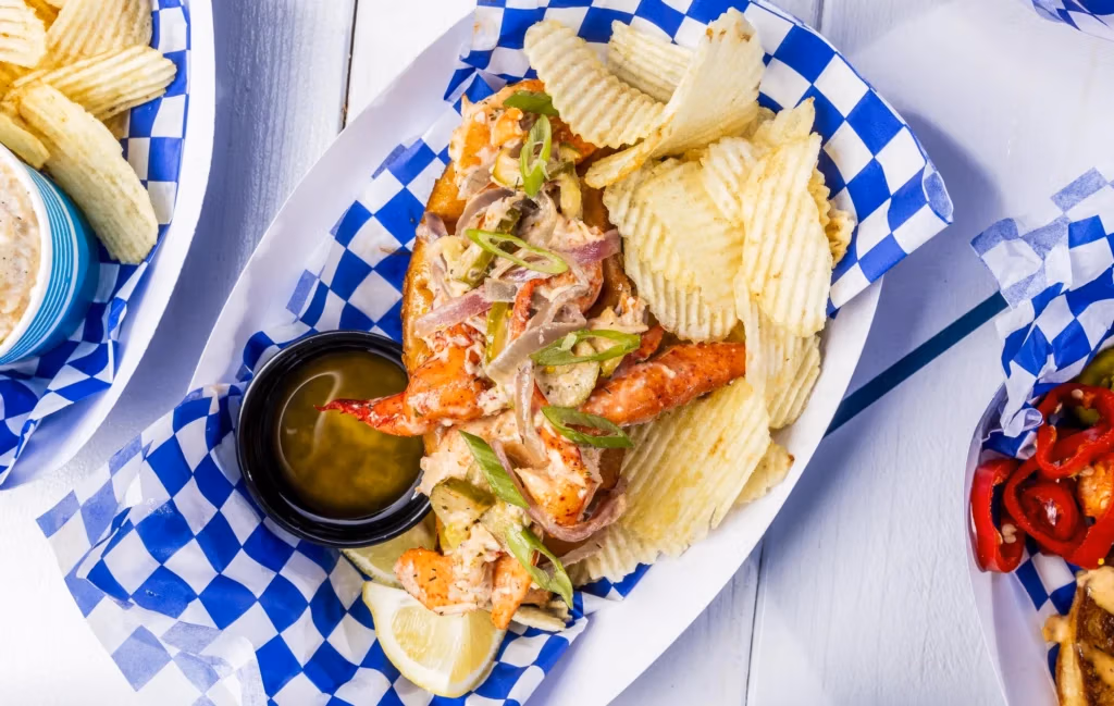 Lobster Roll from Tackle Box by Jeff McInnis - Regatta Grove Lobster Roll from Tackle Box by Jeff McInnis